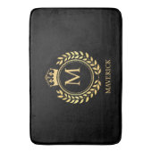 Kroonkrans Monogram Badmat (Voorkant Verticaal)