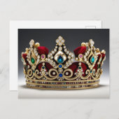 Kroonland Briefkaart, Coronatie, Koning Briefkaart (Voorkant / Achterkant)