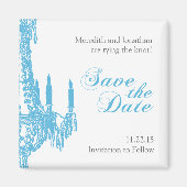 Kroonluchter Bewaar de Datummagneet Magneet (Voorkant)