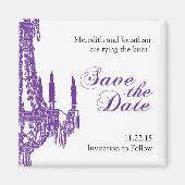 Kroonluchter Bewaar de Datummagneet Magneet (Voorkant)