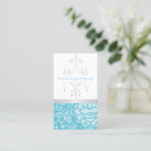 Kroonluchter Bloemen Interieurontwerper Visitekaar Visitekaartje (Staand voorkant)