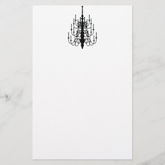 kroonluchter-briefpapier briefpapier (Voorkant)