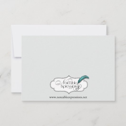  kroonluchter bruiloft receptie kaart (Achterkant)