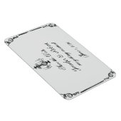 kroonluchter bruiloft Save the Date Magneet (Rechterzijde)