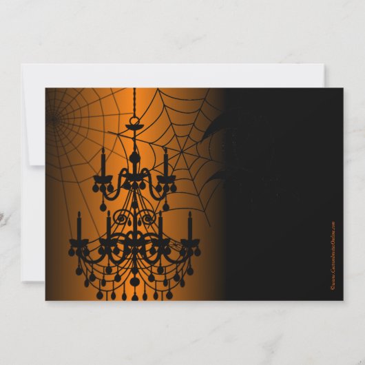 Kroonluchter Cocktail Kostuums Volwassenen Hallowe Kaart (Achterkant)