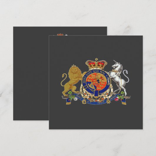 Kroonluchter Couture™ Merk - Uitnodigingen / RSVP (Voorkant / Achterkant)