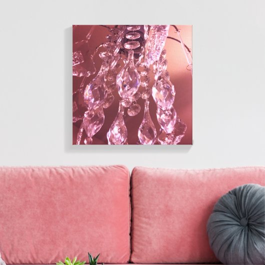 KROONLUCHTER DOEK CANVAS AFDRUK (Insitu (Woonkamer))