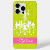 kroonluchter en Damask Pattern Case-Mate iPhone Case (Achterkant)