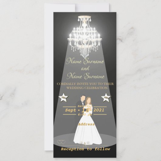 Kroonluchter Kaart (Voorkant)