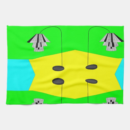 Kroonluchter keukenhanddoek (Horizontaal)