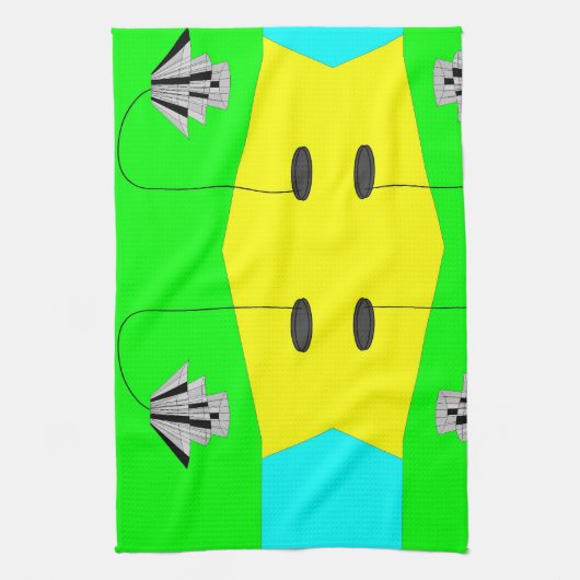 Kroonluchter keukenhanddoek (Verticaal)