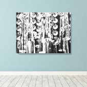 Kroonluchter kristallen om de muur te versieren! canvas afdruk (Insitu (Houten vloer))