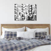 Kroonluchter kristallen om de muur te versieren! canvas afdruk (Insitu (Slaapkamer))