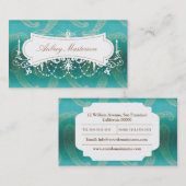 Kroonluchter lichten Elegant Visitekaartje (Voorkant / Achterkant)