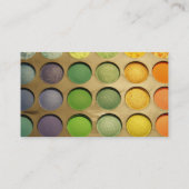 kroonluchter, Makeup Artist, Eyeshadow Visitekaartje (Achterkant)