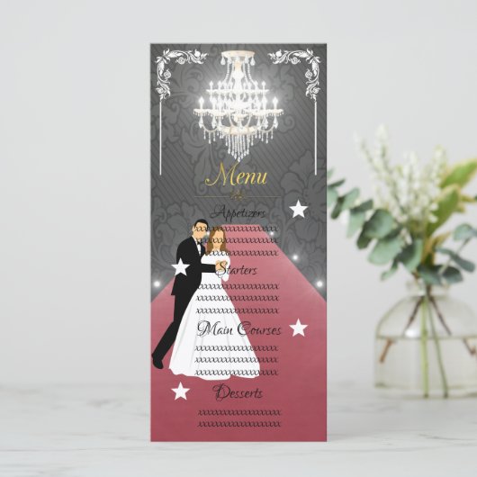 Kroonluchter Menu (Staand voorkant)