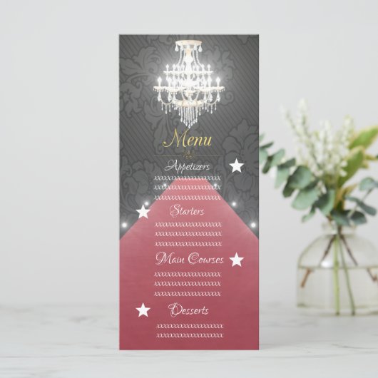 Kroonluchter Menu (Staand voorkant)