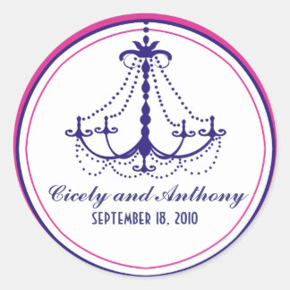 Kroonluchter Monogram Sticker