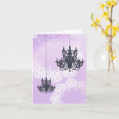 Kroonluchter Note Kaart_Pink Kaart (Gele Bloem)