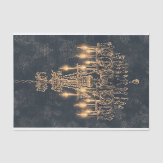 kroonluchter ontkoppelingspapier tissuepapier (Voorkant)