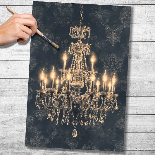 kroonluchter ontkoppelingspapier tissuepapier