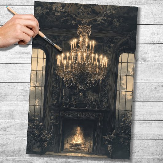 kroonluchter ontkoppelingspapier tissuepapier