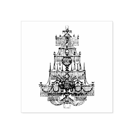  kroonluchter rubberstempel (Afrduk)