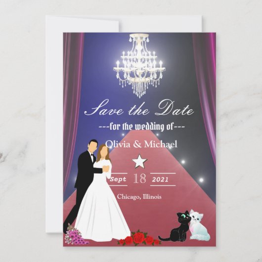 Kroonluchter Save The Date (Voorkant)