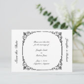  kroonluchter Save the Date (Staand voorkant)