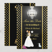 Kroonluchter Save The Date (Voorkant / Achterkant)
