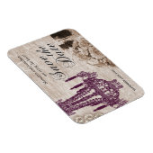 kroonluchter Save the Date Magnets Magneet (Rechterzijde)