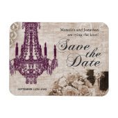 kroonluchter Save the Date Magnets Magneet (Horizontaal)