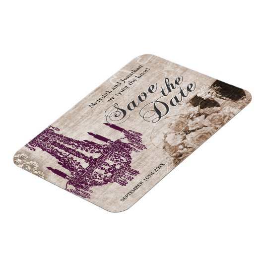  kroonluchter Save the Date Magnets Magneet (Linkerzijde)