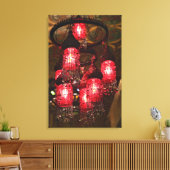 Kroonluchter te koop, Khan el Khalili Bazaar, Canvas Afdruk (Insitu (Woonkamer))
