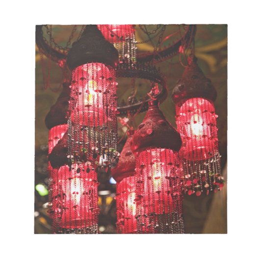 Kroonluchter te koop, Khan el Khalili Bazaar, Notitieblok (Voorkant)