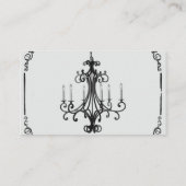  kroonluchter trouwplaats kaarten plaatskaartje (Achterkant)