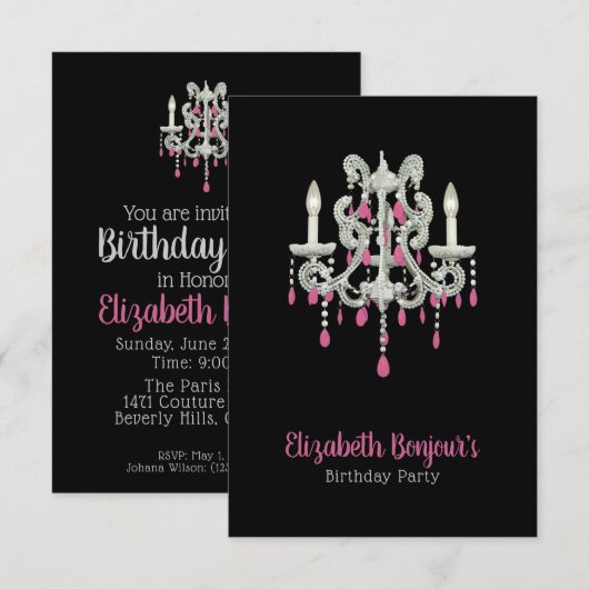 Kroonluchter voor 's nachts PAPER/FORMAT/VORM OPTI Kaart (Voorkant / Achterkant)