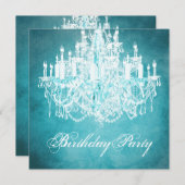  kroonluchter vrouwen 40ste verjaardagsfeest kaart (Voorkant / Achterkant)