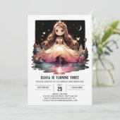 Kroonminimalistische Prinses Verjaardag Kaart (Staand voorkant)