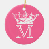 kroonmonogram keramisch ornament (Voorkant)
