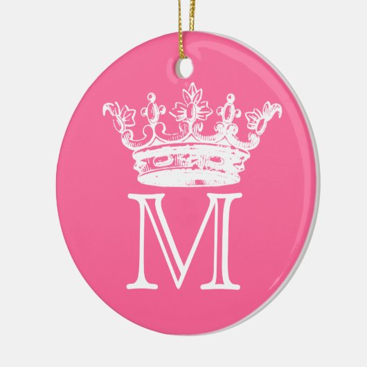 kroonmonogram keramisch ornament (Links)