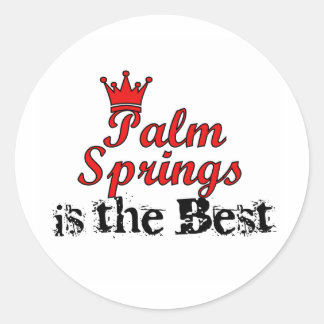 Kroonpalmveren Ronde Sticker