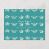 Kroonpatroon in wit briefkaart (Voorkant)