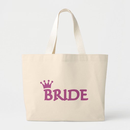 kroonpictogram grote tote bag (Voorkant)