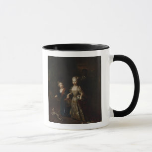 Kroonprins Frederick II met zus Mok