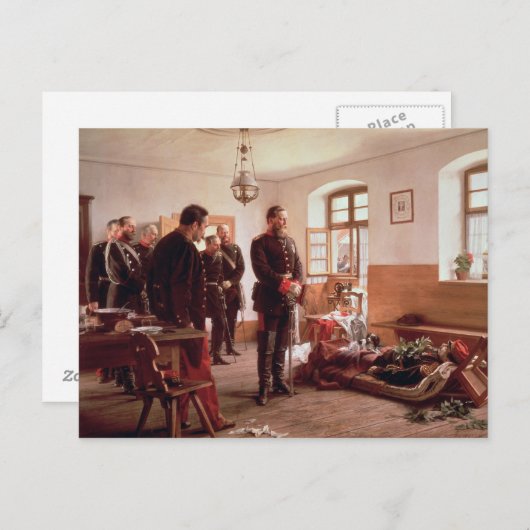 Kroonprins Frederick van het lijk Briefkaart (Voorkant / Achterkant)