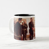 Kroonprins Frederick van het lijk Tweekleurige Koffiemok (Voorkant links)