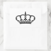 Kroonprins Koning Rechthoekige Sticker (Tas)