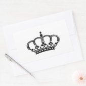 Kroonprins Koning Rechthoekige Sticker (Envelop)