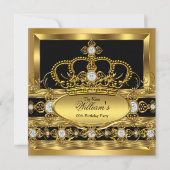 Kroonprins Koningin Royal Gold Diamond Kaart (Voorkant)